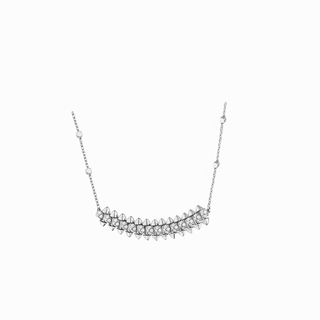 [Dawnora Jewelry]CLASH  SMALL FULL DIAMOND NECKLACE