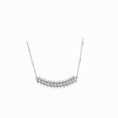 [Dawnora Jewelry]CLASH  SMALL FULL DIAMOND NECKLACE