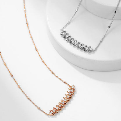 [Dawnora Jewelry]CLASH  MEDIUM DIAMOND NECKLACE
