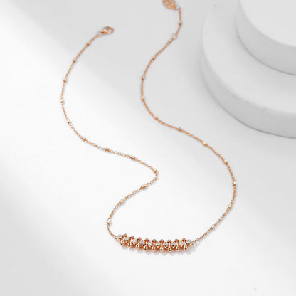 [Dawnora Jewelry]CLASH  MEDIUM DIAMOND NECKLACE