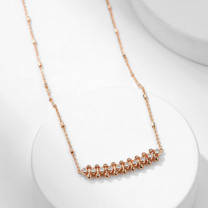 [Dawnora Jewelry]CLASH  MEDIUM DIAMOND NECKLACE