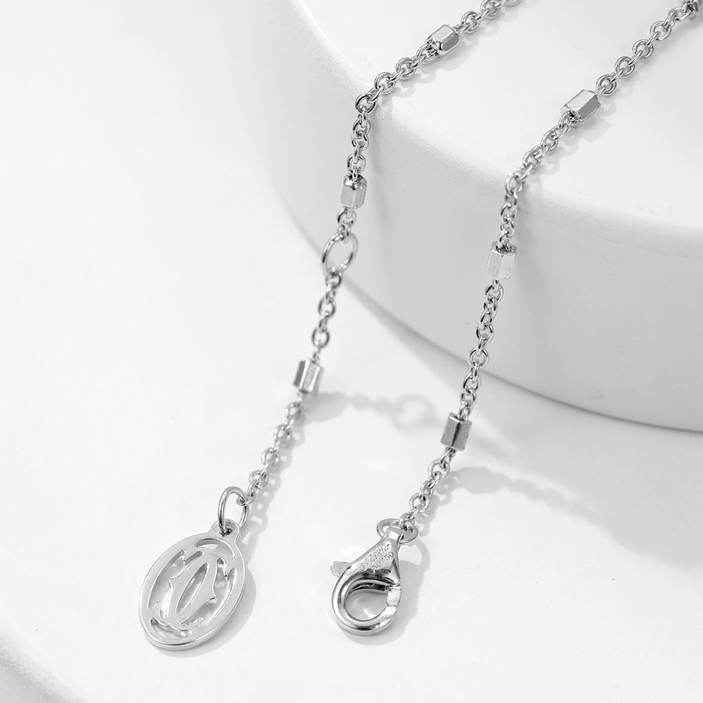 [Dawnora Jewelry]CLASH  MEDIUM DIAMOND NECKLACE