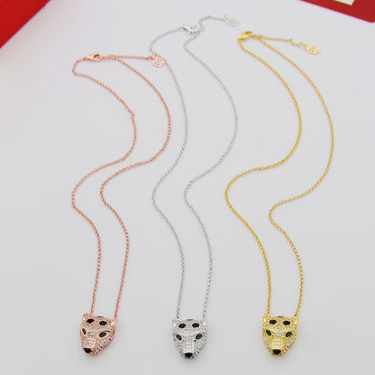[Dawnora Jewelry]PANTHERE FULL DIAMOND NECKLACE