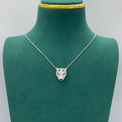 [Dawnora Jewelry]PANTHERE FULL DIAMOND NECKLACE