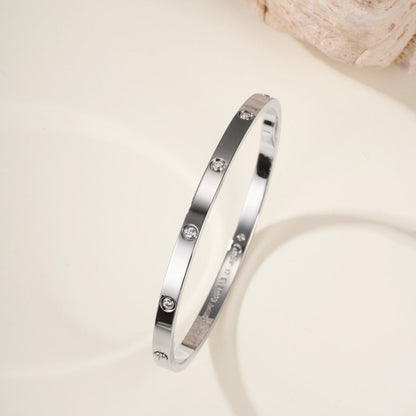 [Dawnora Jewelry]LOVE BRACELET 3.65MM 10 DIAMONDS