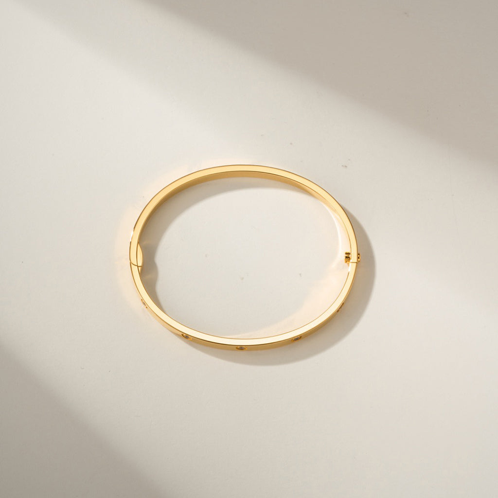 [Dawnora Jewelry]LOVE BRACELET 3.65MM 10 DIAMONDS
