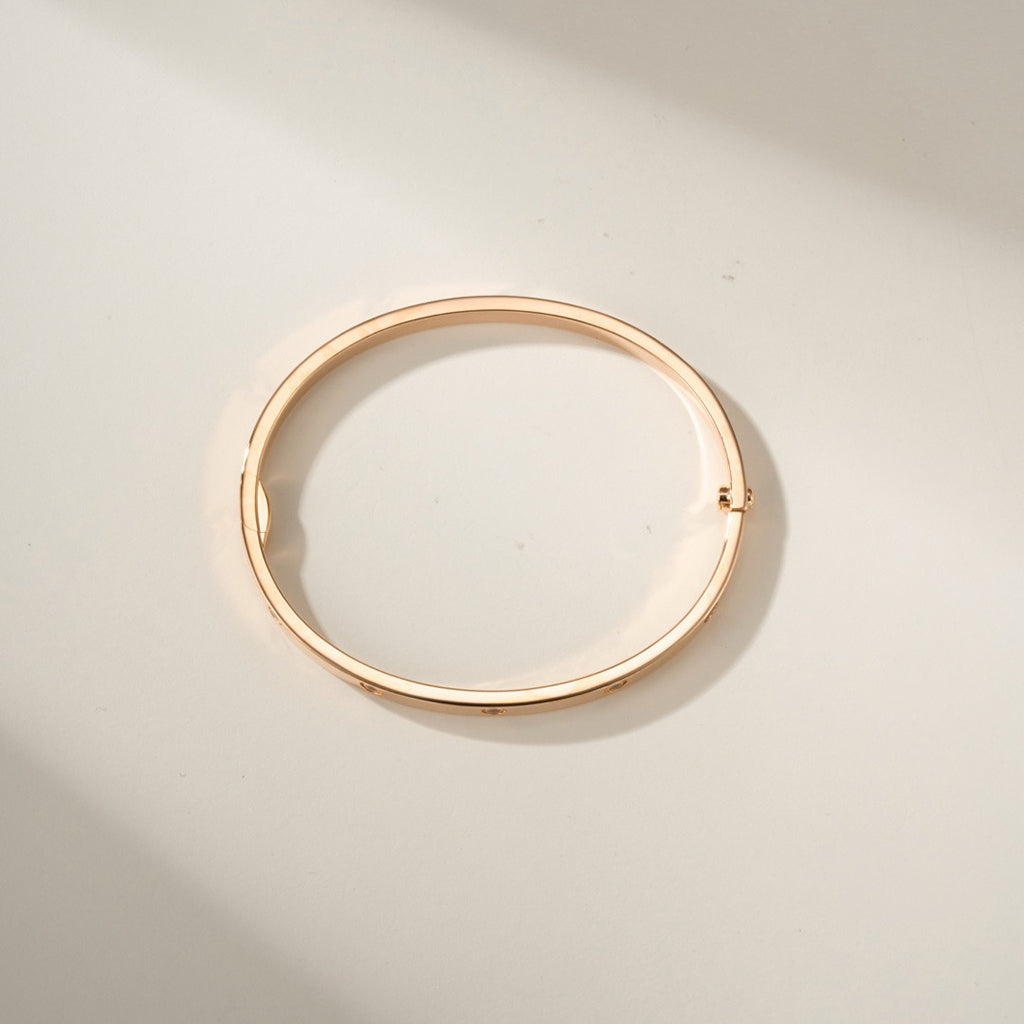 [Dawnora Jewelry]LOVE BRACELET 3.65MM 10 DIAMONDS
