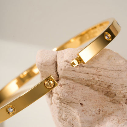 [Dawnora Jewelry]LOVE BRACELET 3.65MM 10 DIAMONDS