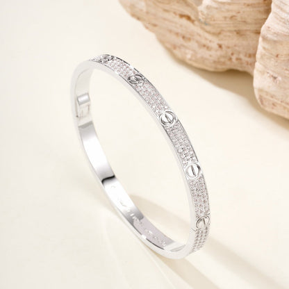 [Dawnora Jewelry]LOVE BRACELET 4.8MM DIAMOND-PAVED