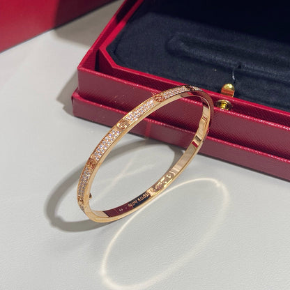 [Dawnora Jewelry]LOVE BRACELET 3.65MM DIAMOND-PAVED