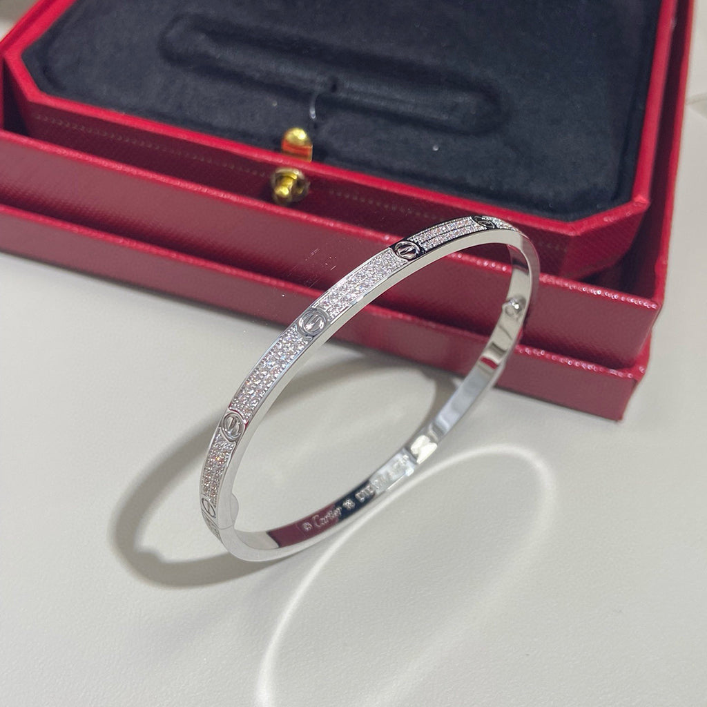 [Dawnora Jewelry]LOVE BRACELET 3.65MM DIAMOND-PAVED