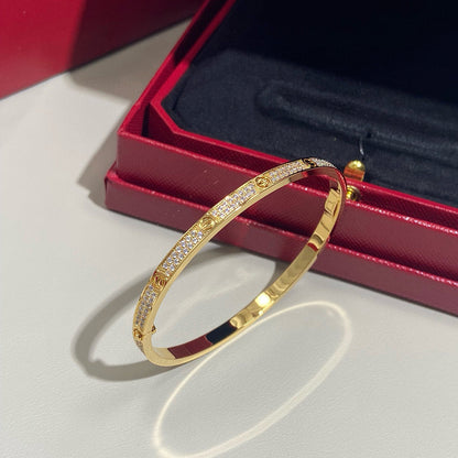 [Dawnora Jewelry]LOVE BRACELET 3.65MM DIAMOND-PAVED