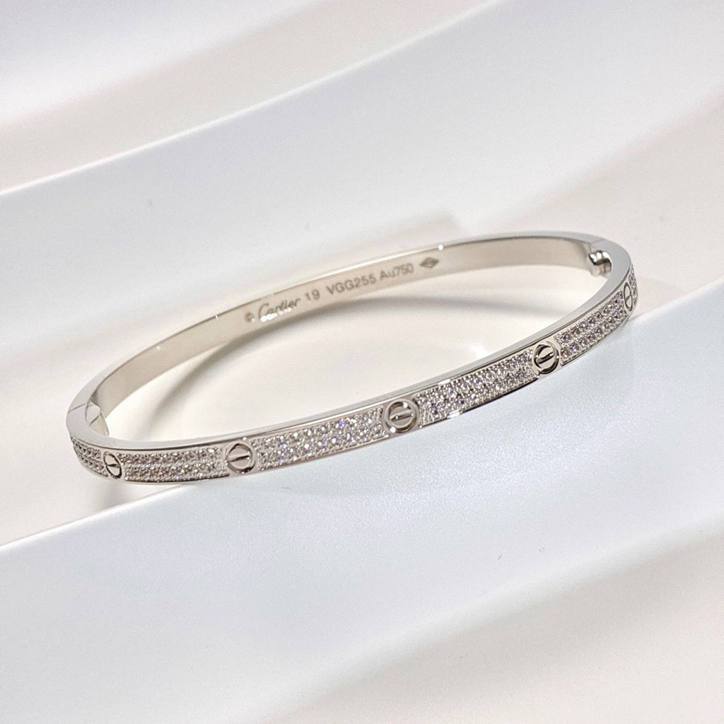 [Dawnora Jewelry]LOVE BRACELET 3.65MM DIAMOND-PAVED