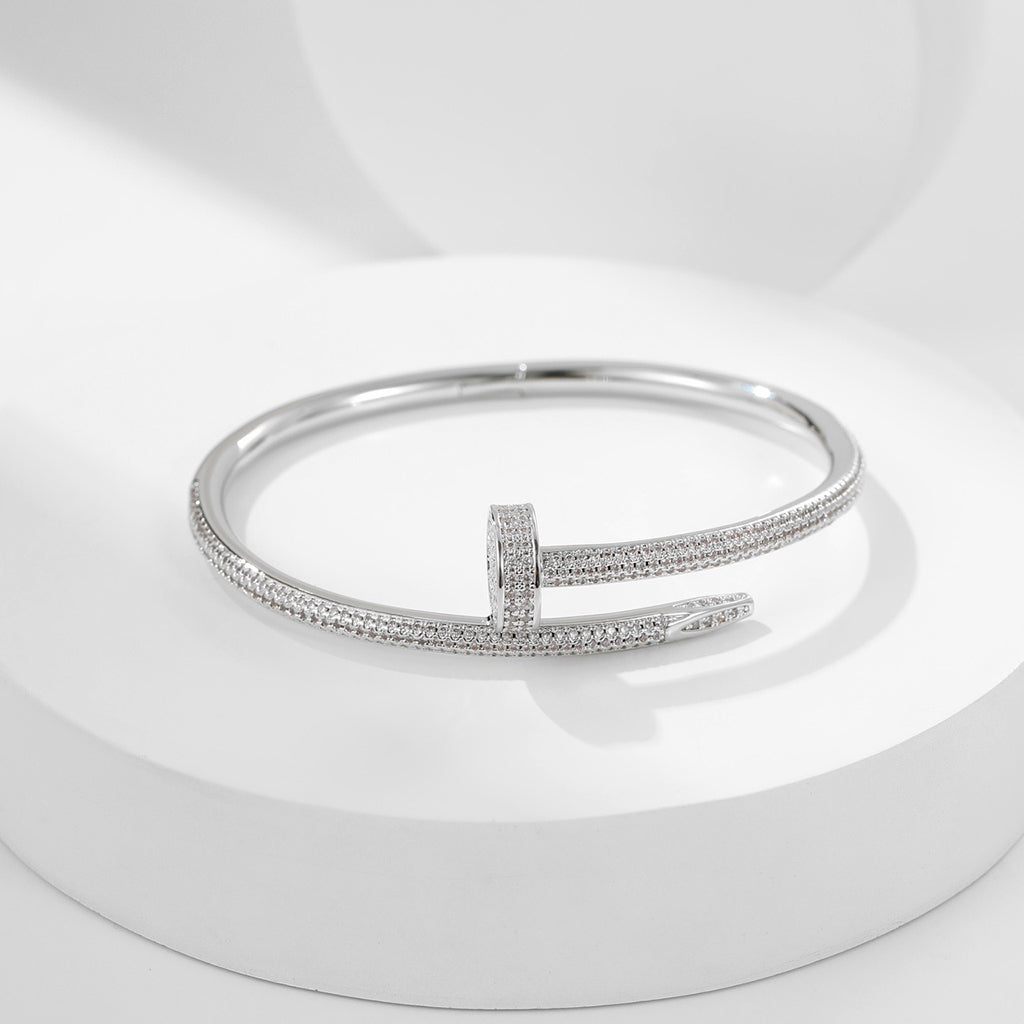 [Dawnora Jewelry]JUSTE BRACELET 3.5MM ALL DIAMONDS