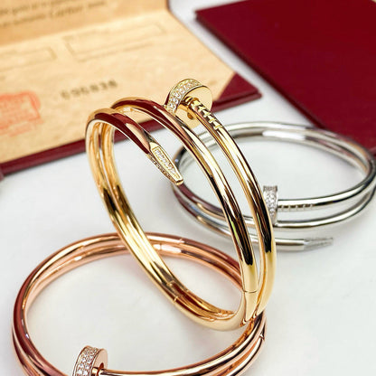 [Dawnora Jewelry]JUSTE BRACELET 3.5MM DOUBLE ROW DIAMOND