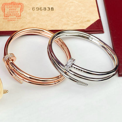 [Dawnora Jewelry]JUSTE BRACELET 3.5MM DOUBLE ROW DIAMOND
