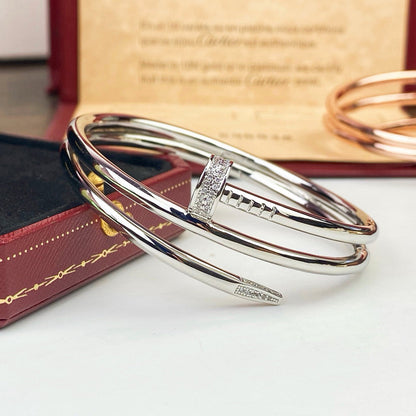 [Dawnora Jewelry]JUSTE BRACELET 3.5MM DOUBLE ROW DIAMOND