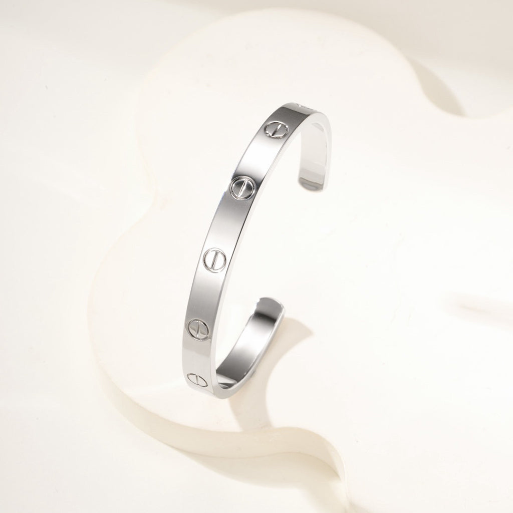 [Dawnora Jewelry]LOVE BRACELET 6.1MM OPEN CUFF