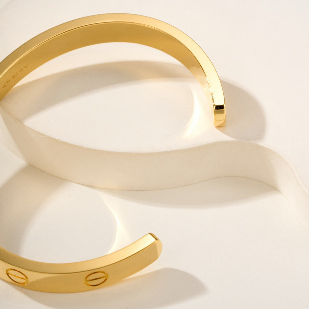 [Dawnora Jewelry]LOVE BRACELET 6.1MM OPEN CUFF