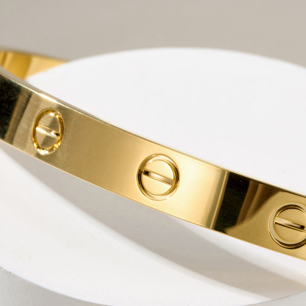 [Dawnora Jewelry]LOVE BRACELET 6.1MM OPEN CUFF