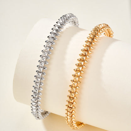 [Dawnora Jewelry]CLASH  BRACELET MEDIUM 8MM