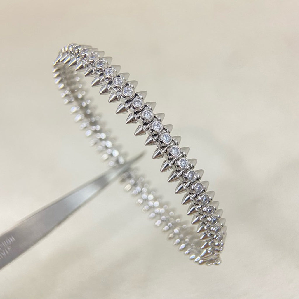 [Dawnora Jewelry]CLASH  BRACELET 8MM DIAMONDS