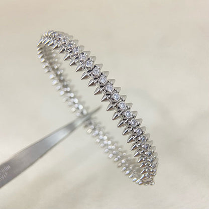 [Dawnora Jewelry]CLASH  BRACELET 8MM DIAMONDS