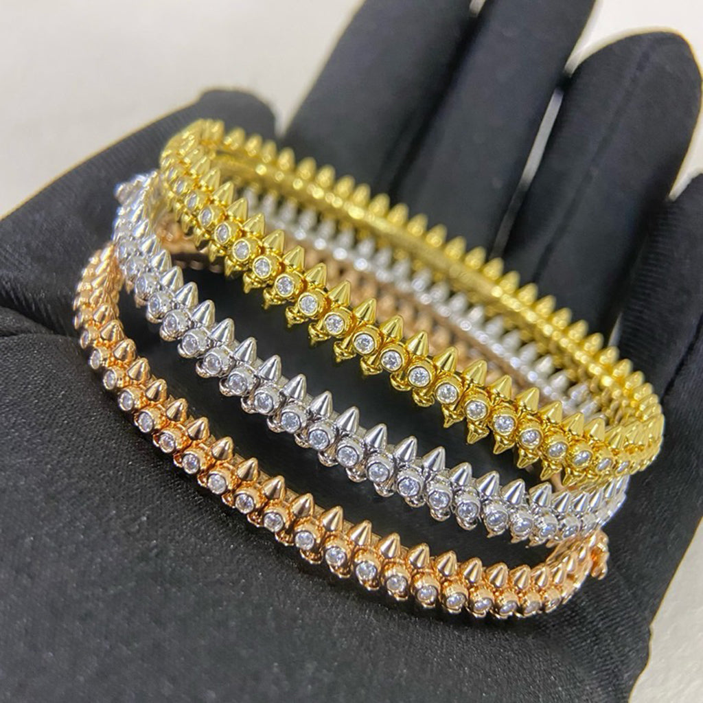 [Dawnora Jewelry]CLASH  BRACELET 8MM DIAMONDS