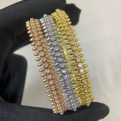 [Dawnora Jewelry]CLASH  BRACELET 8MM DIAMONDS