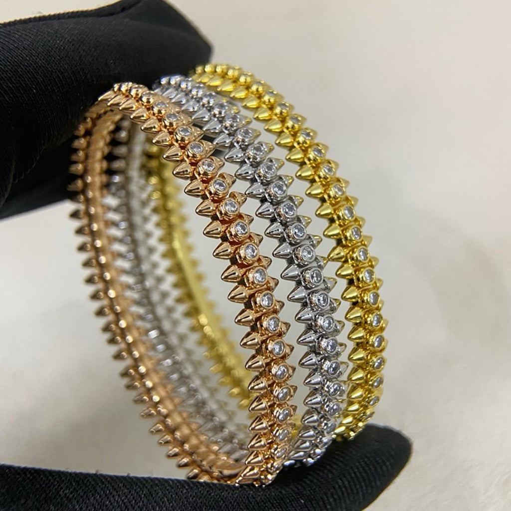 [Dawnora Jewelry]CLASH  BRACELET 8MM DIAMONDS