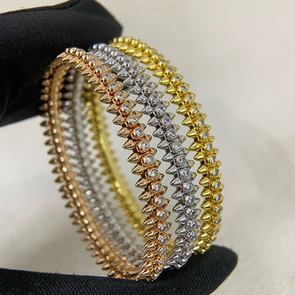 [Dawnora Jewelry]CLASH  BRACELET 8MM DIAMONDS