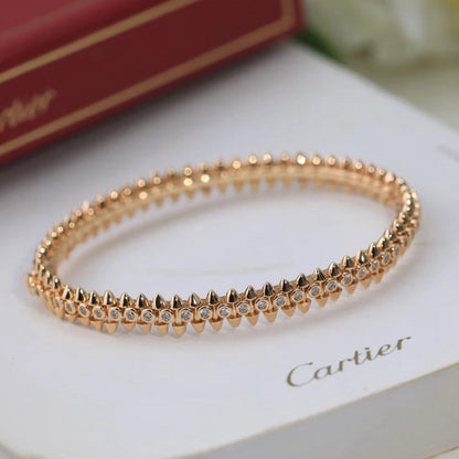 [Dawnora Jewelry]CLASH  BRACELET 8MM DIAMONDS
