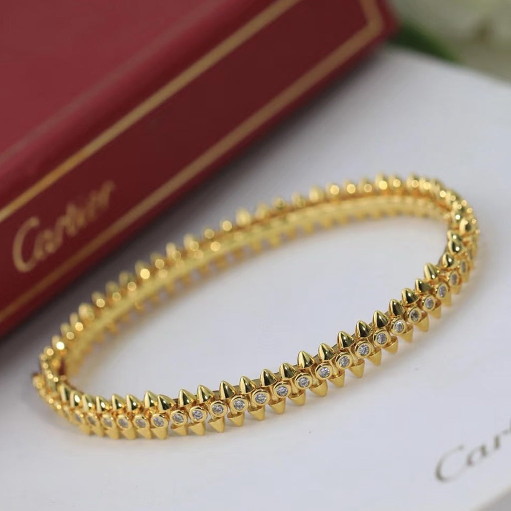 [Dawnora Jewelry]CLASH  BRACELET 8MM DIAMONDS