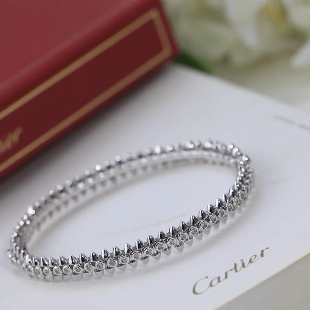 [Dawnora Jewelry]CLASH  BRACELET 8MM DIAMONDS