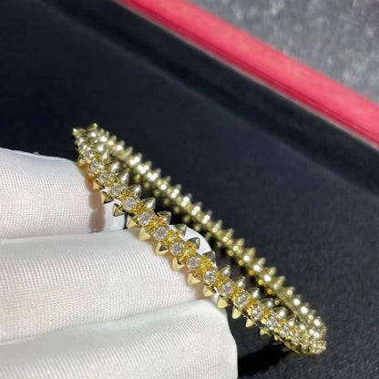 [Dawnora Jewelry]CLASH  BRACELET 8MM DIAMONDS