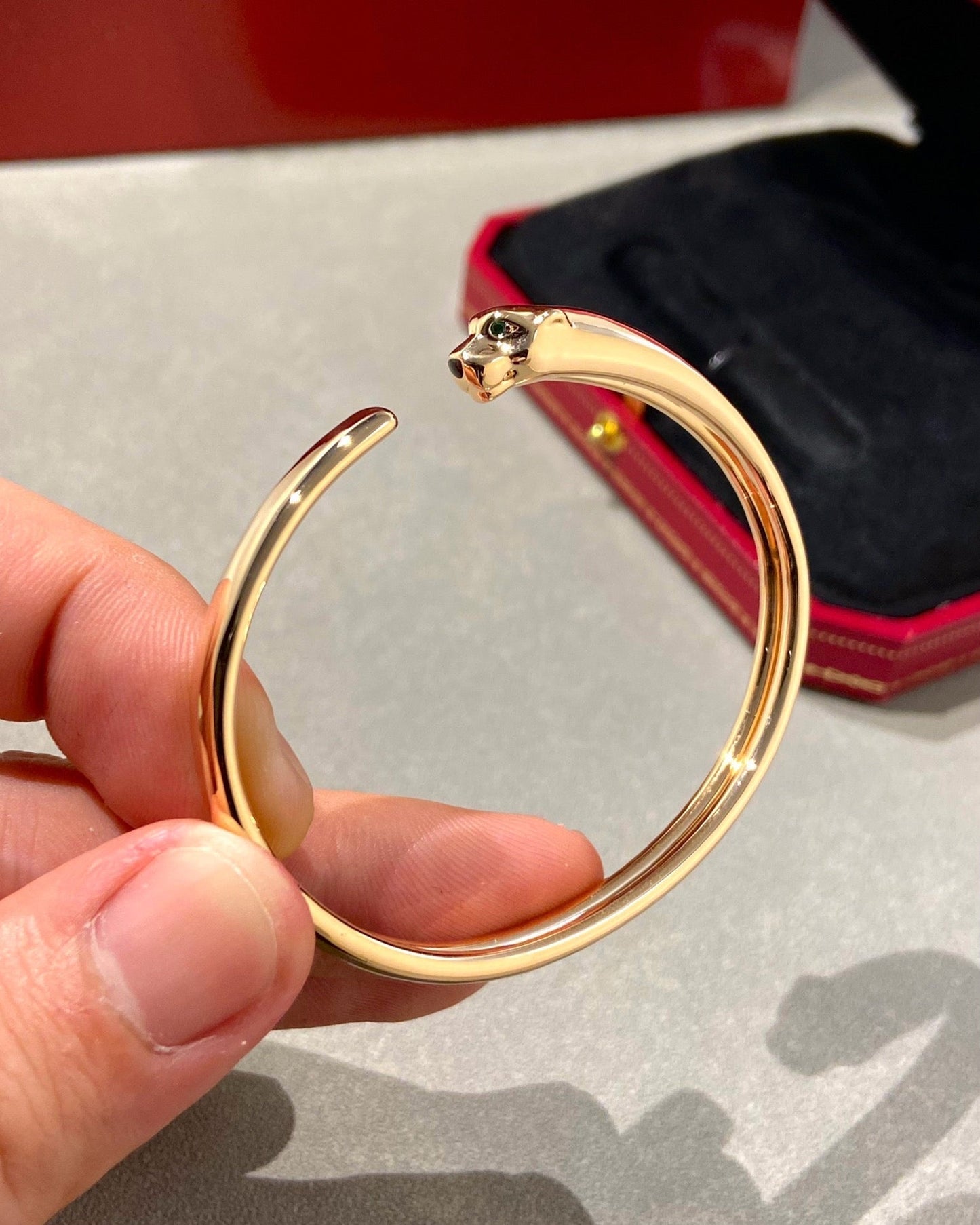 [Dawnora Jewelry]PANTHERE OPEN BRACELET