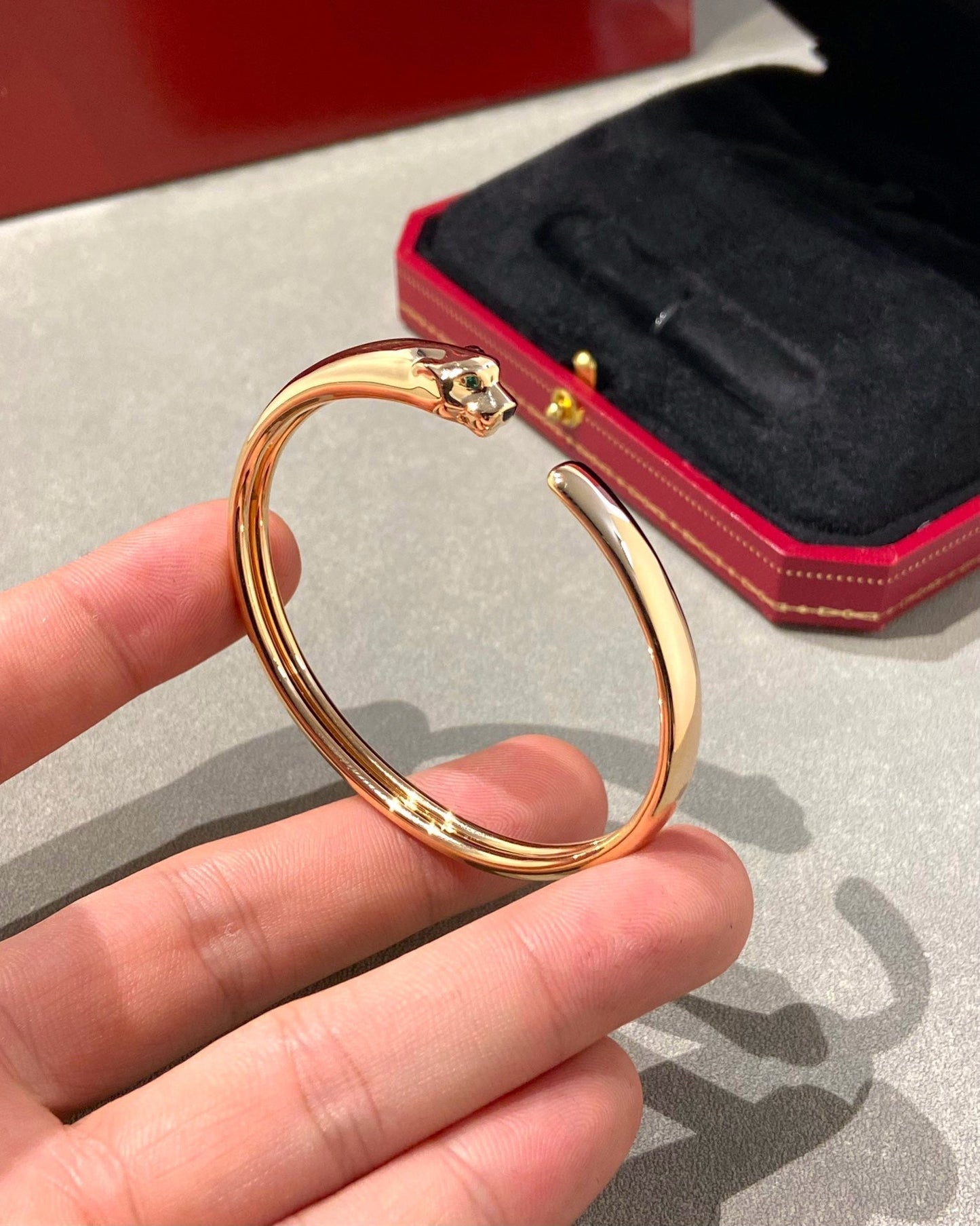 [Dawnora Jewelry]PANTHERE OPEN BRACELET