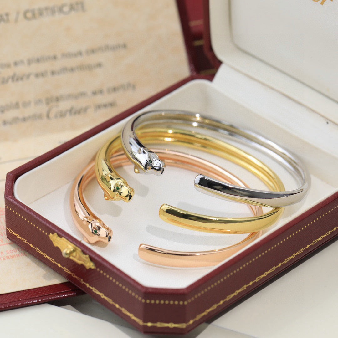 [Dawnora Jewelry]PANTHERE OPEN BRACELET