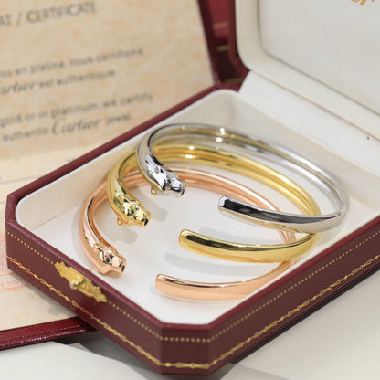 [Dawnora Jewelry]PANTHERE OPEN BRACELET
