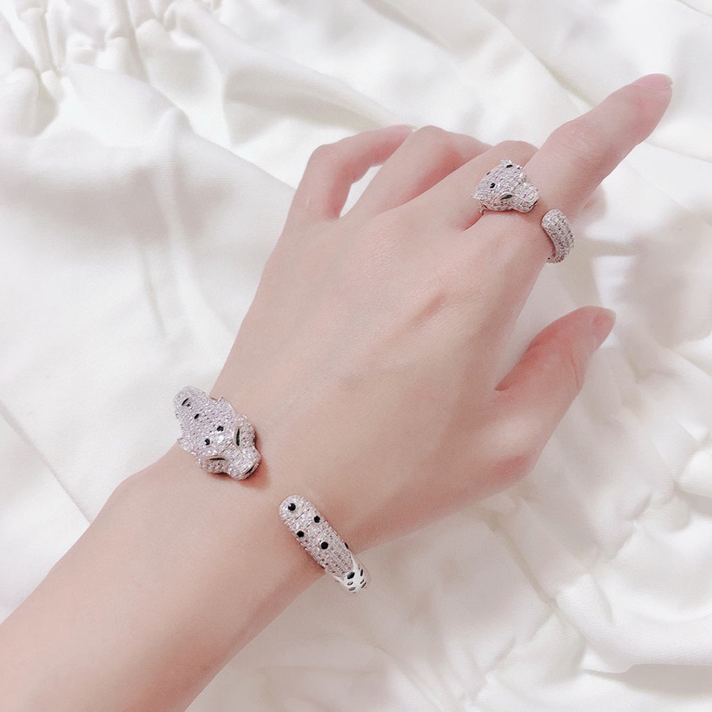 [Dawnora Jewelry]PANTHERE BIG BRACELET DIAMONDS