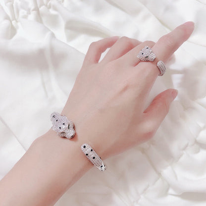 [Dawnora Jewelry]PANTHERE BIG BRACELET DIAMONDS