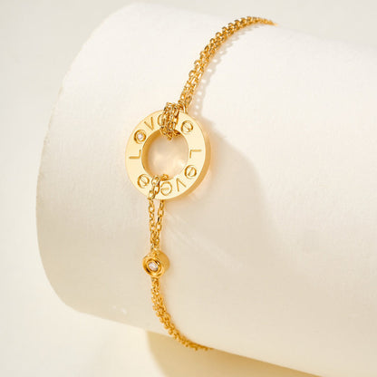 [Dawnora Jewelry]LOVE BRACELET 2 DIAMOND
