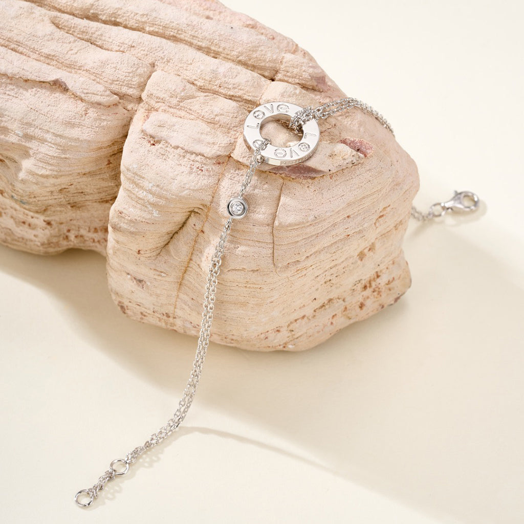 [Dawnora Jewelry]LOVE BRACELET 2 DIAMOND