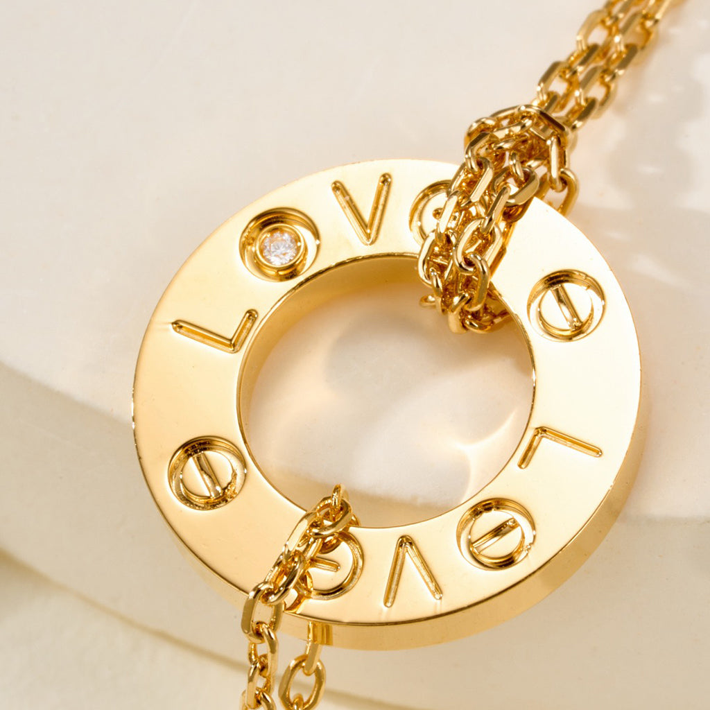 [Dawnora Jewelry]LOVE BRACELET 2 DIAMOND