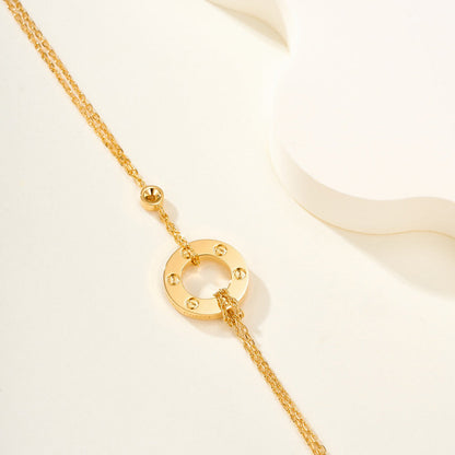 [Dawnora Jewelry]LOVE BRACELET 2 DIAMOND