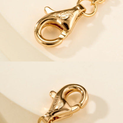 [Dawnora Jewelry]LOVE DOUBLE RING FULL DIAMOND BRACELET