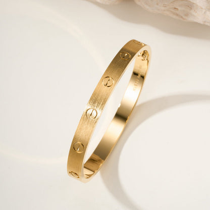 [Dawnora Jewelry]LOVE BRACELET 6.1MM BRUSHED