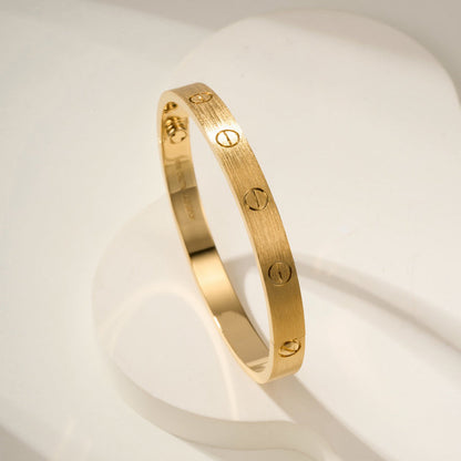 [Dawnora Jewelry]LOVE BRACELET 6.1MM BRUSHED