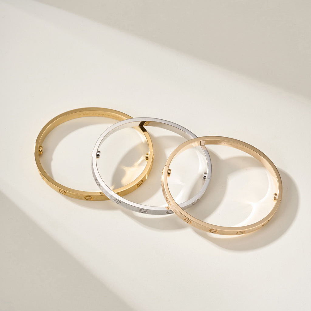 [Dawnora Jewelry]LOVE BRACELET 6.1MM BRUSHED