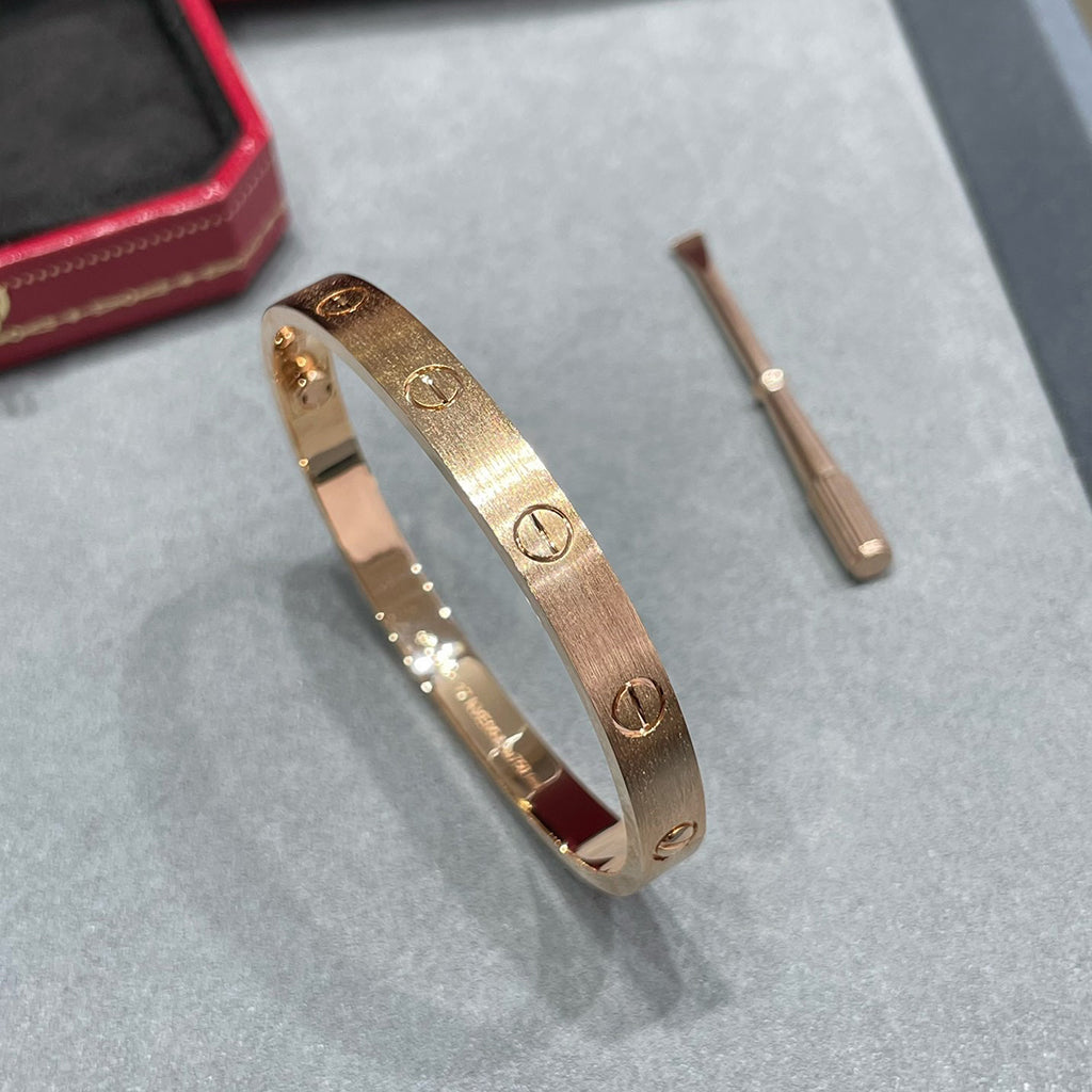[Dawnora Jewelry]LOVE BRACELET 6.1MM BRUSHED